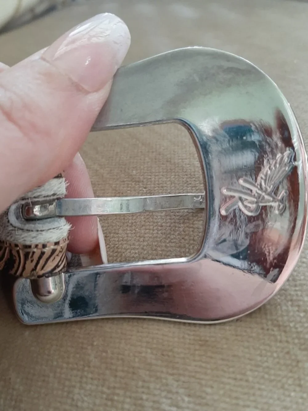 Angel ranch high end leather cow hide tlrhinwstonw Studded cowgirl belt Texas 30